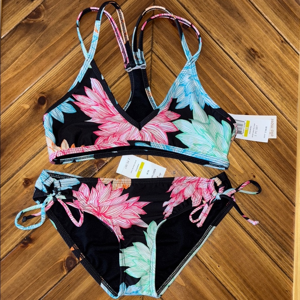 NWT • Ella Moss • Girls Bikini •